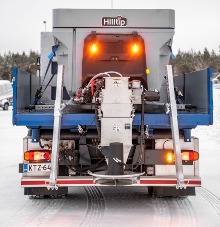 HILLTIP IceStriker 5000, 6000 and 7000 big truck hopperspreader